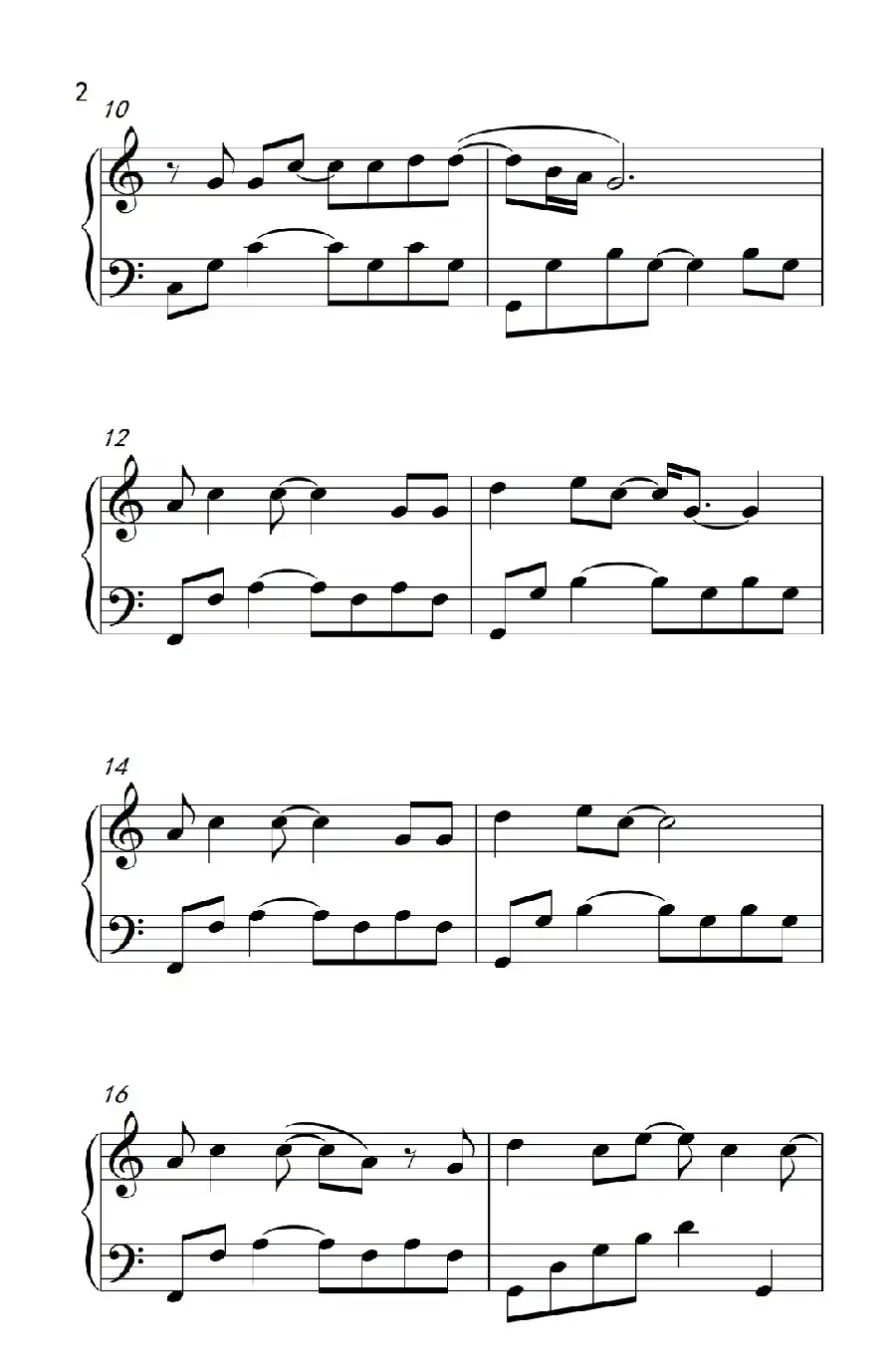 你不知道的事(《弹吧音教》制谱版2)