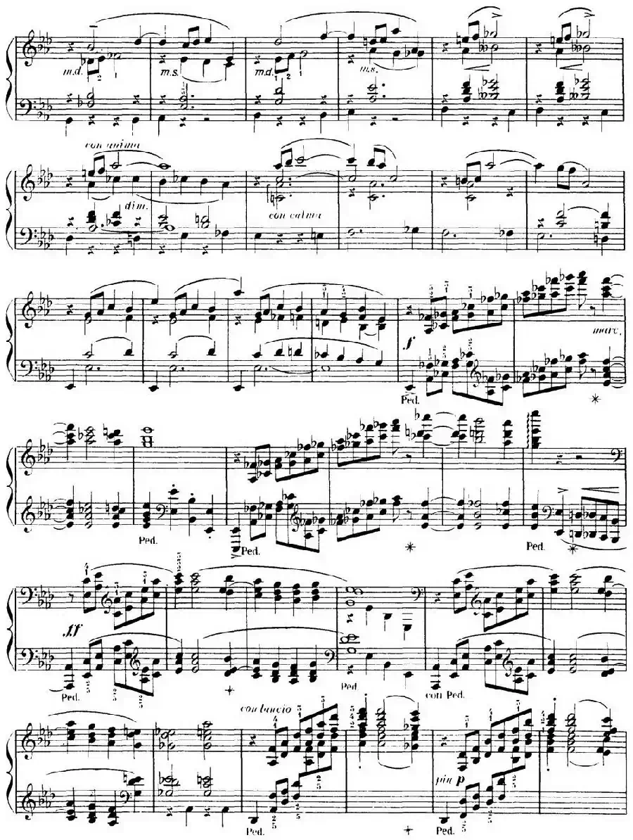 15 Etudes de Virtuosité Op.72 No.13（十五首钢琴练习曲之十三）