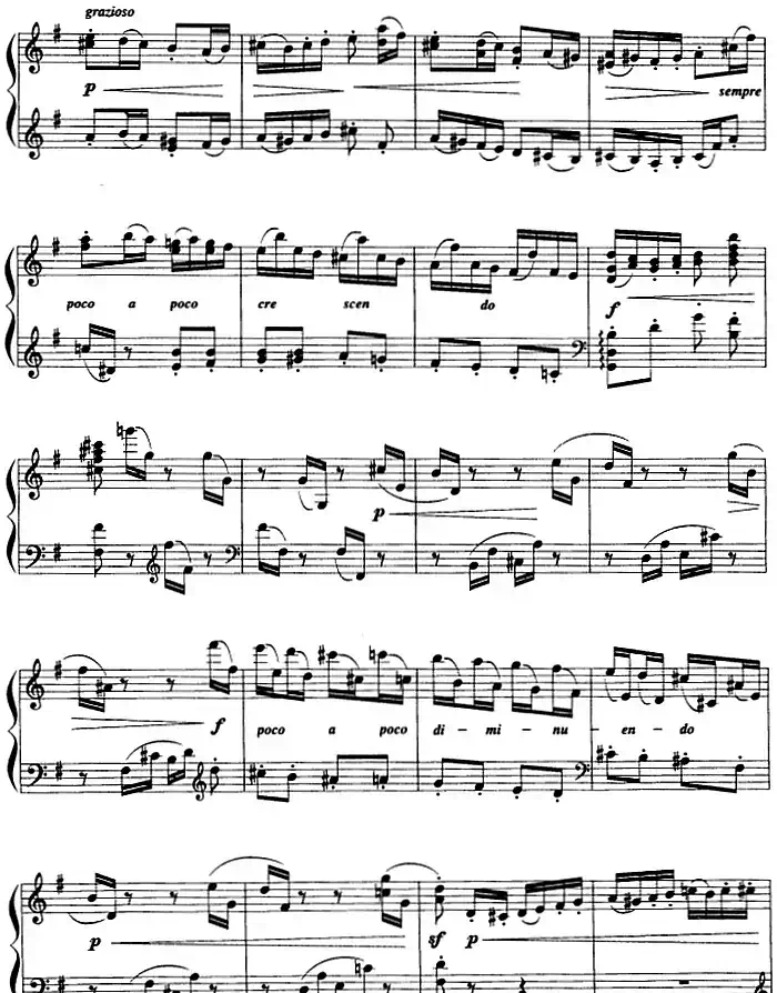 现代钢琴曲：15、幽默曲（Op.79a，No.2）