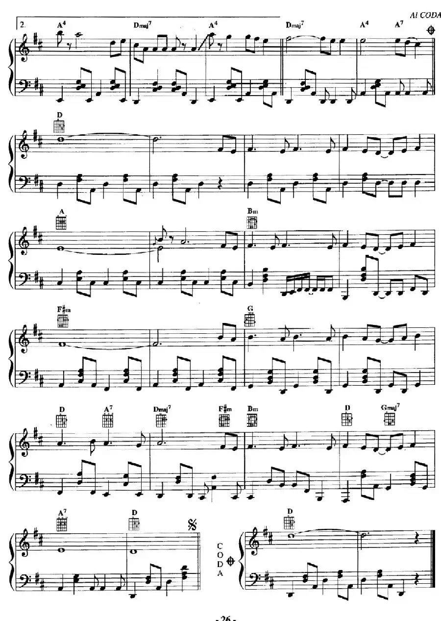 电影配乐大师莫瑞康最佳20首钢琴谱（Best of Ennio Morricone·7）