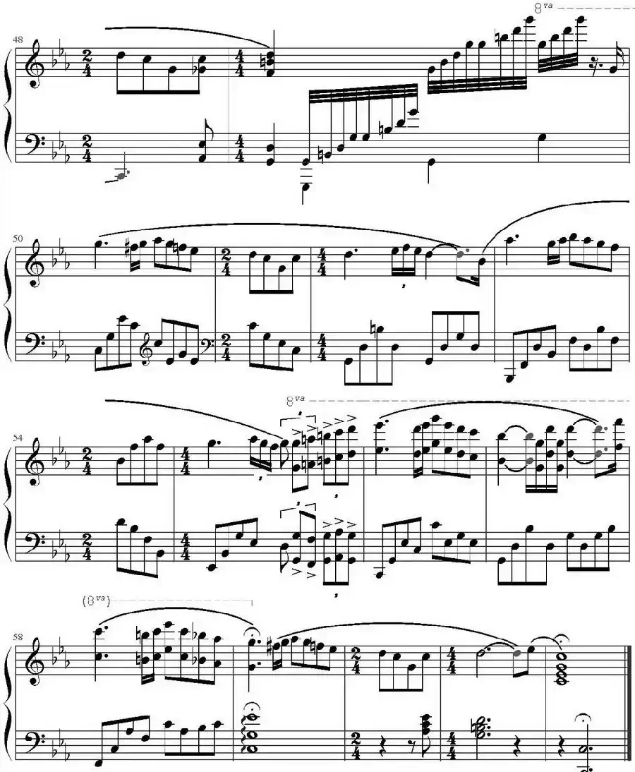 爱的协奏曲（弹琴吧制谱版）