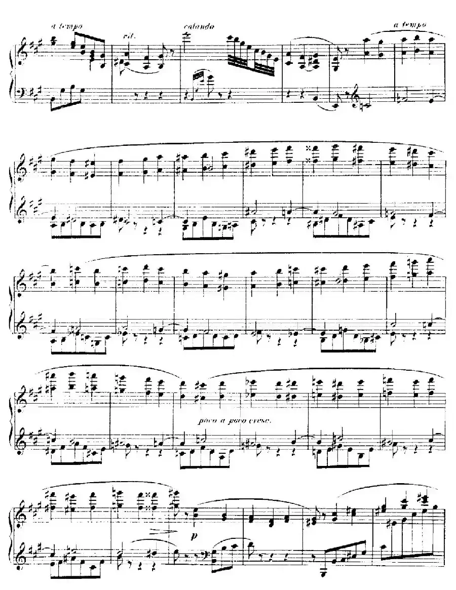 4 Valses Caprice（4首随想圆舞曲）（No. 1 in A）