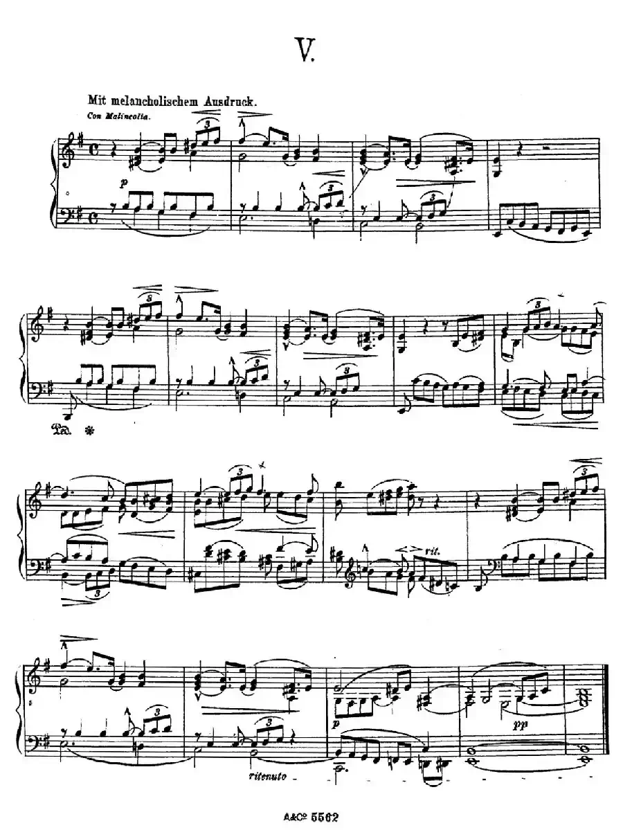 Album Leaf Op.7（纪念册的一页·5）
