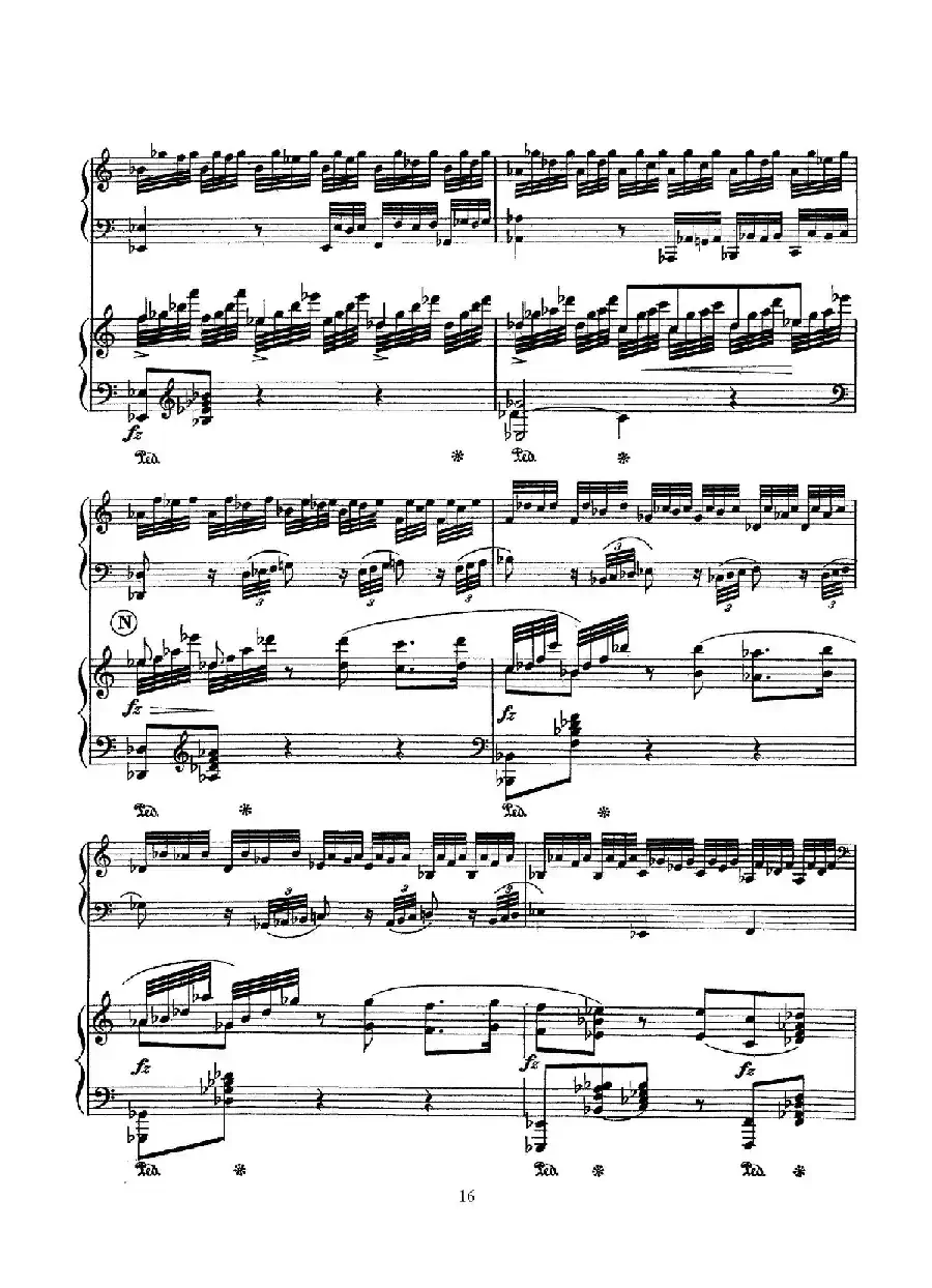 根据21首钢琴奏鸣曲改编的双钢琴版钢琴奏鸣曲四首（第一首）
