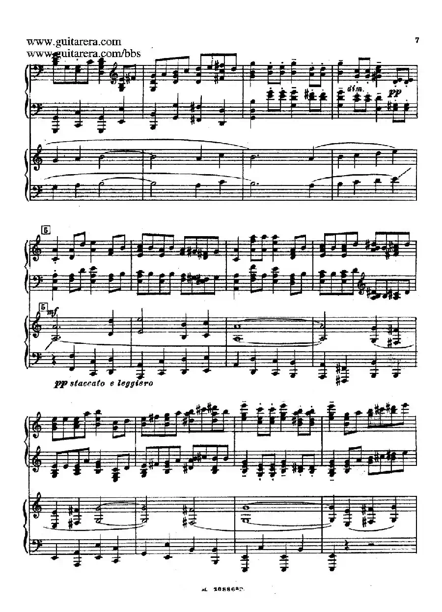 第二双钢琴组曲 Suite for Two Pianos No.2 Op.17（1. 引子 Introduction）