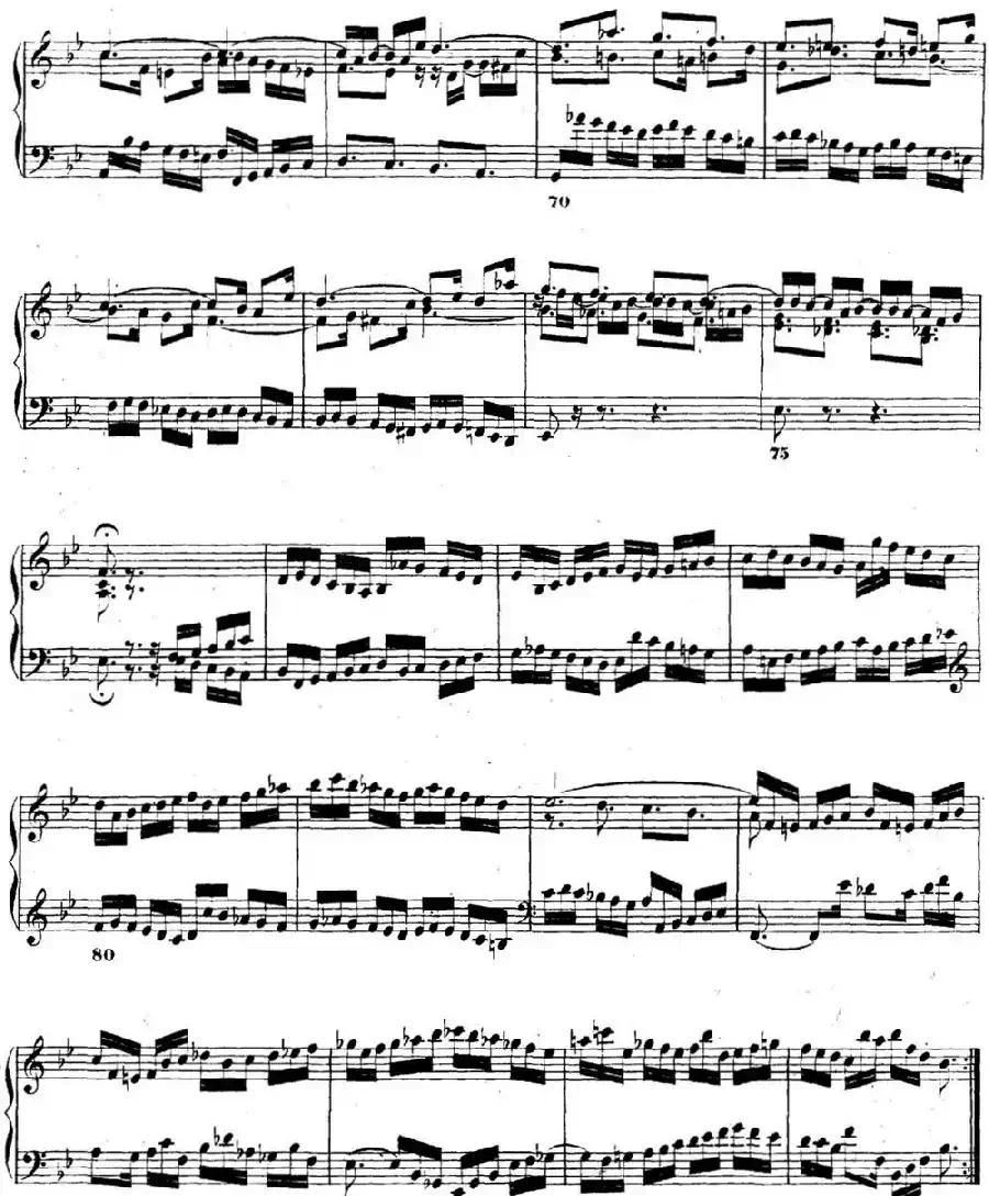 巴赫《平均律钢琴曲集·第二卷》之前奏曲（NO.21）