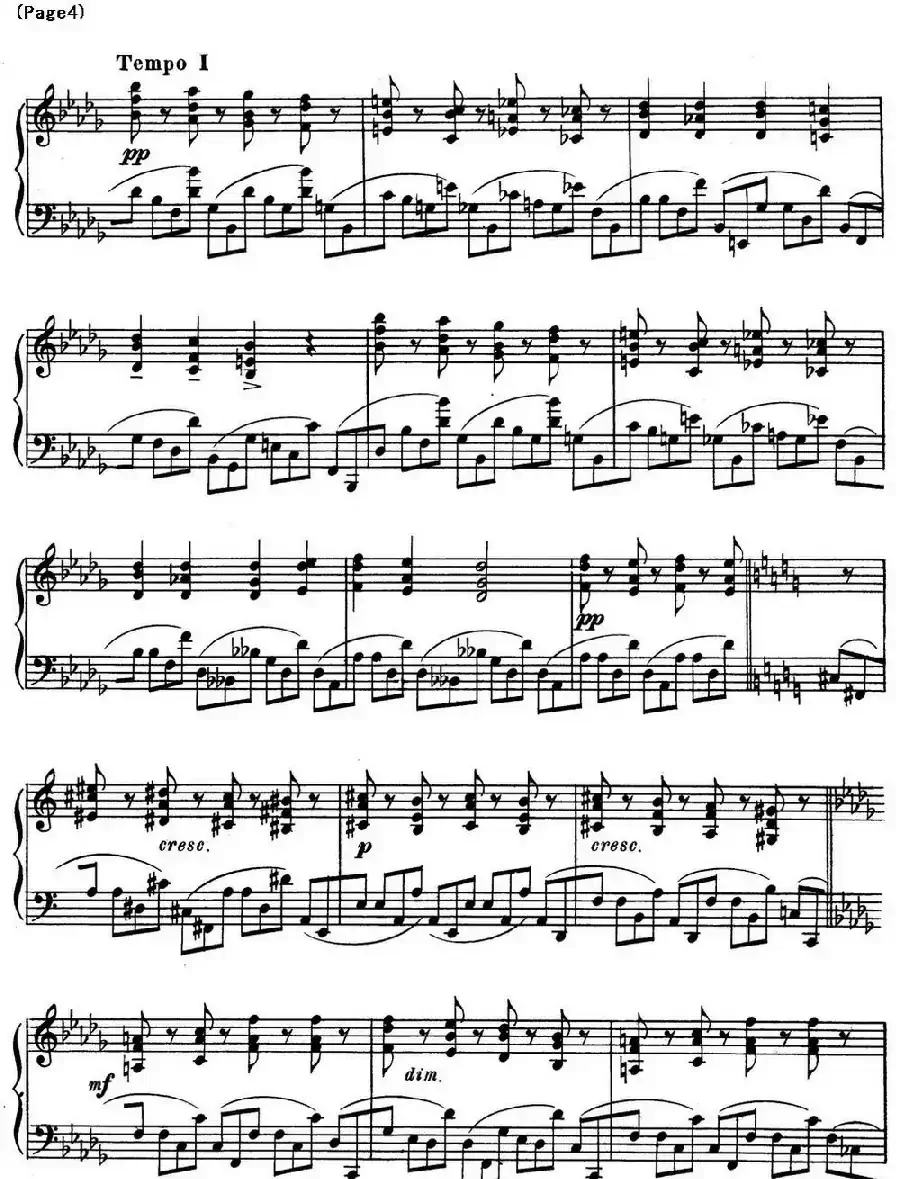 斯克里亚宾12首钢琴练习曲 Op8（No.7 Alexander Scriabin Etudes）