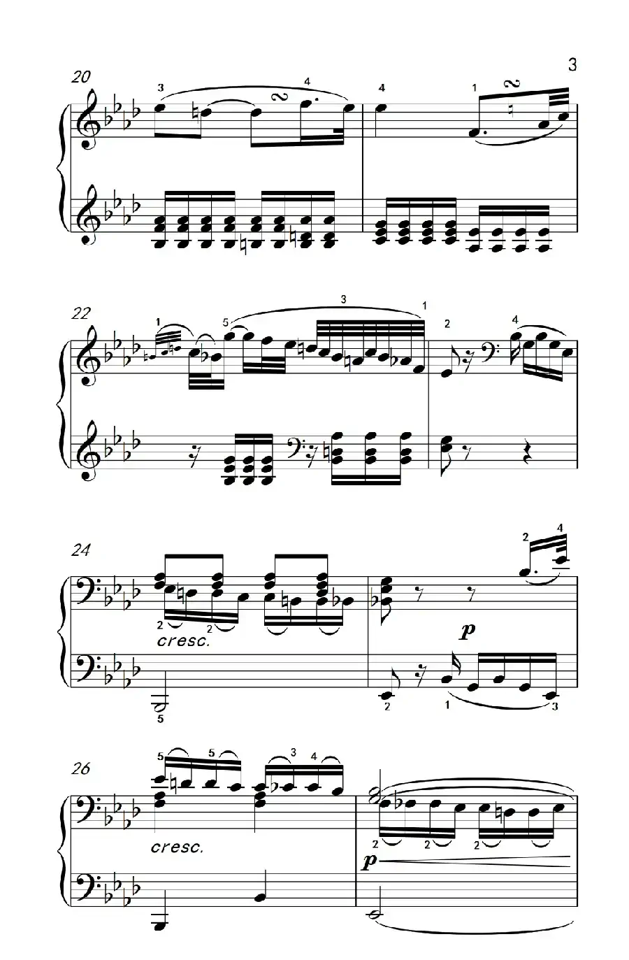 第八钢琴奏鸣曲（悲怆） 如歌的慢板