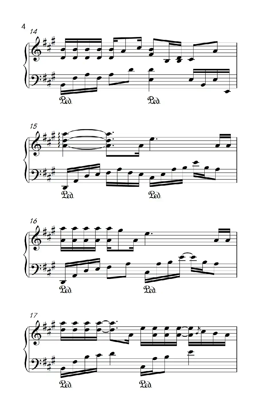 爱的代价（《弹吧音教》制谱版）