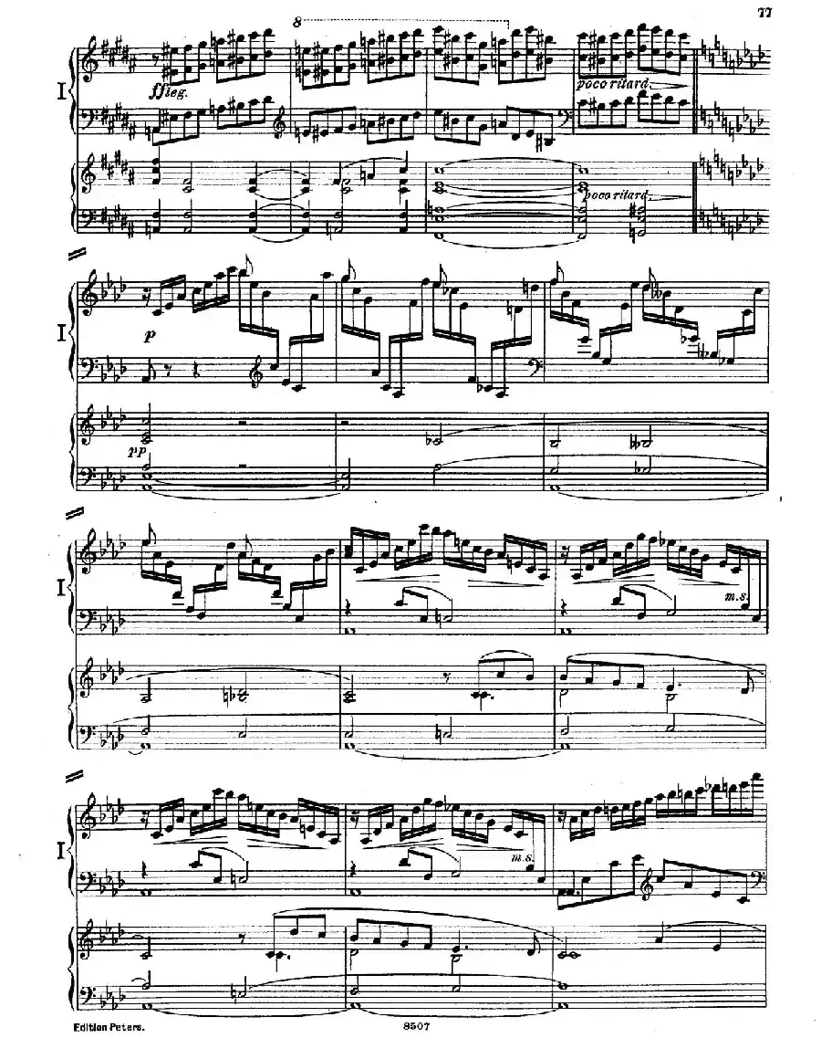 Piano Concerto in E Major Op.59（E大调钢琴协奏曲·双钢琴·第四乐章）