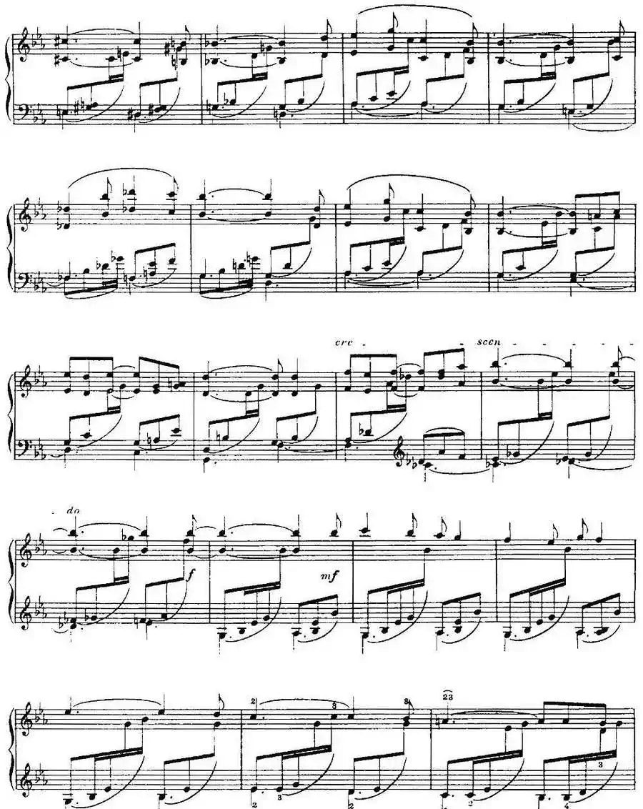 福雷13首船歌：Barcarolle No·12 in E-flat Op·106 bis