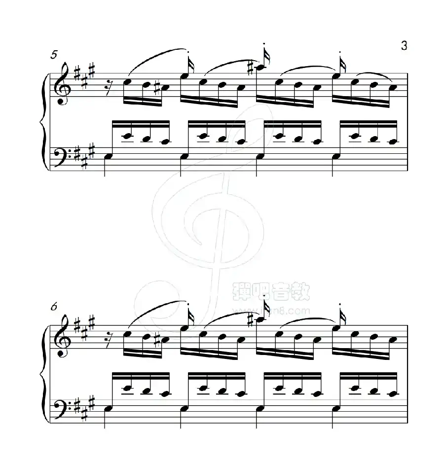 练习曲 6(克拉莫钢琴练习曲60首)