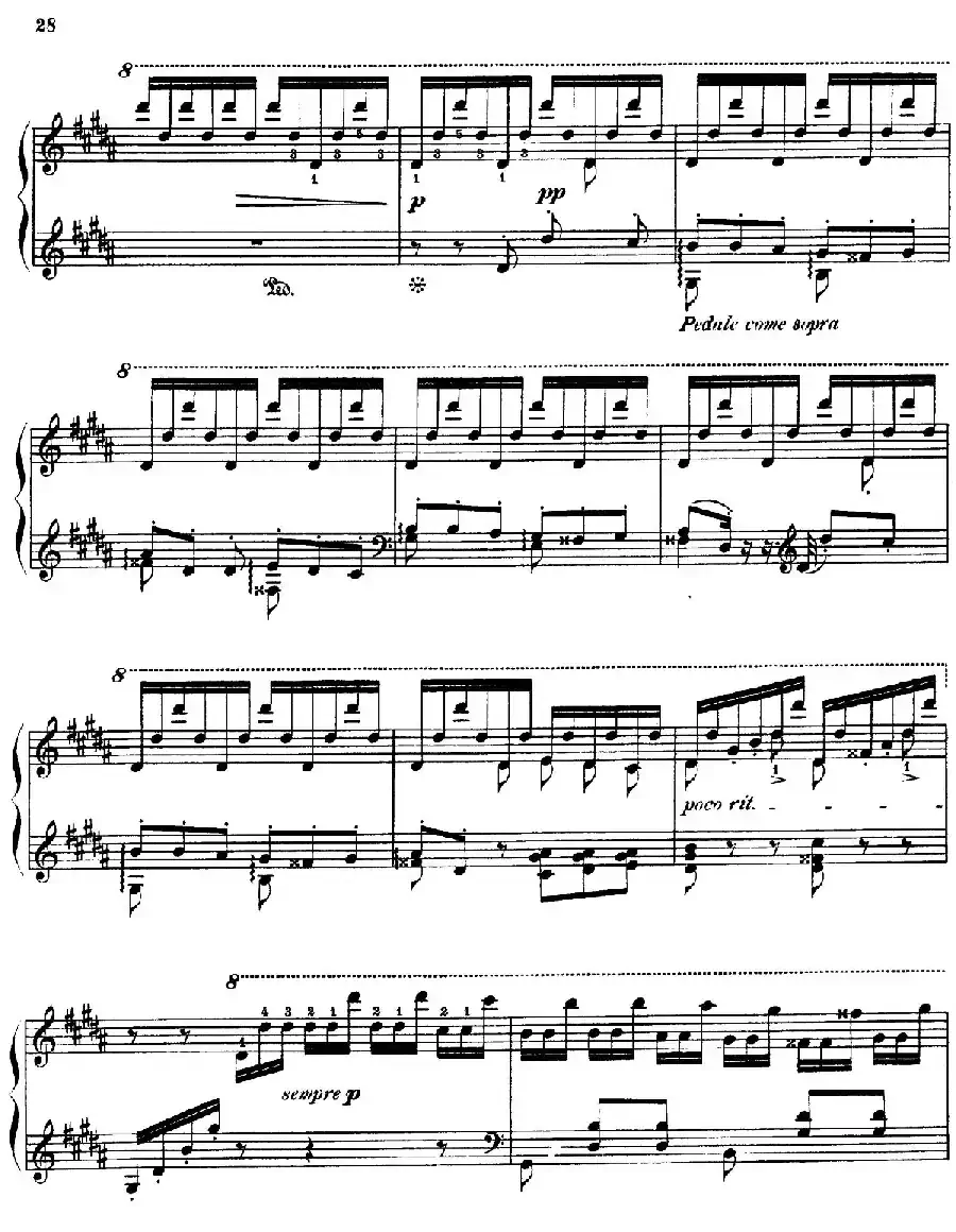 Paganini Etudes No.3 in G# （6首帕格尼尼大练习曲之Ⅲ）