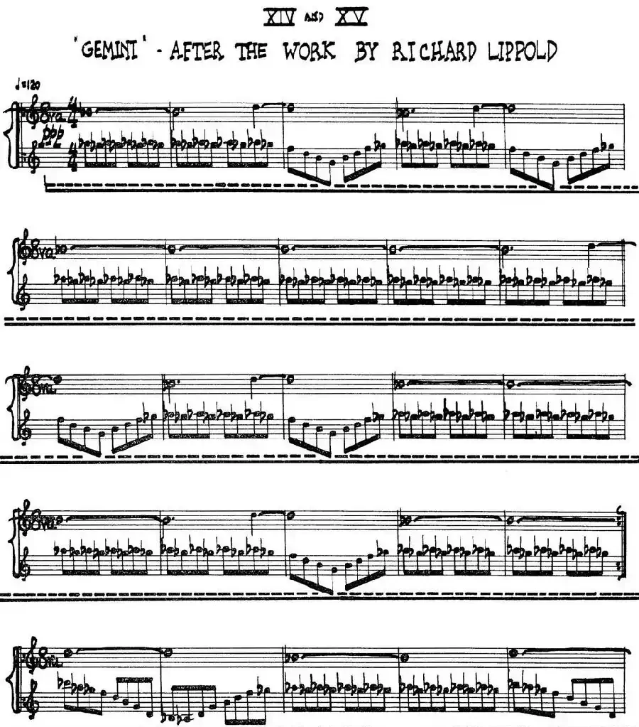为加料钢琴而作的奏鸣曲与间奏曲（14、15）
