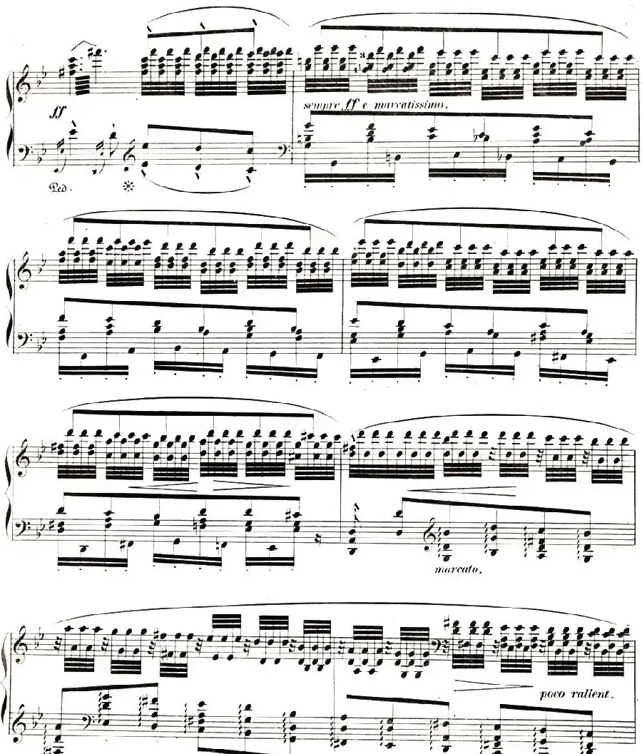 李斯特帕格尼尼大练习曲1