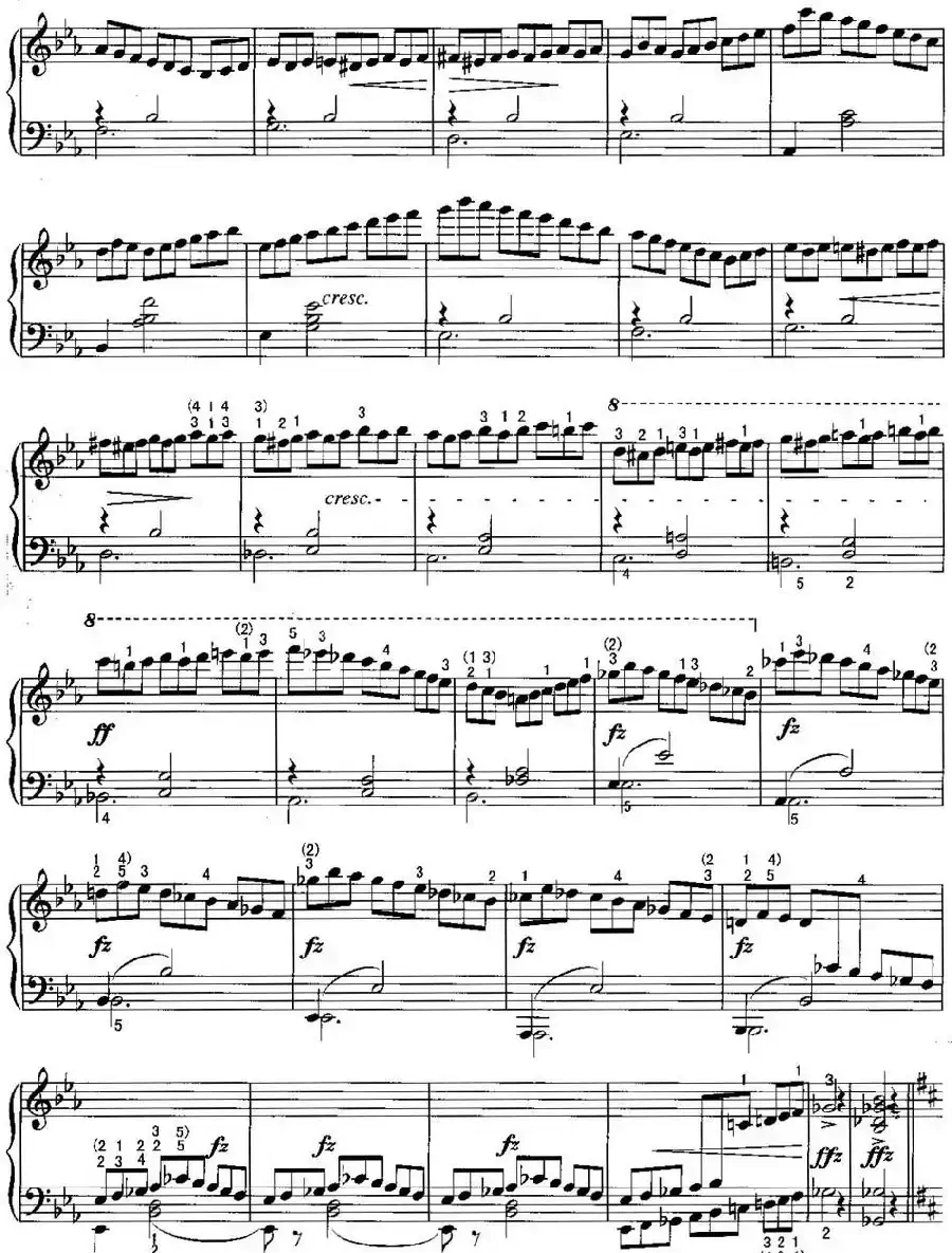 不可不弹的世界钢琴名曲：即兴曲（第2首）