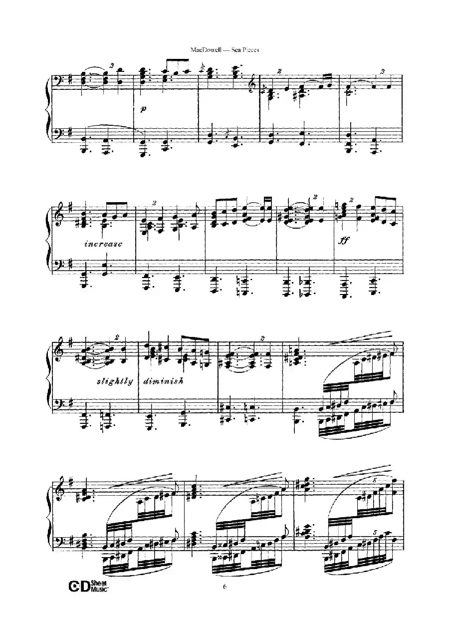 海景 Sea Pieces Op.55（No.3）