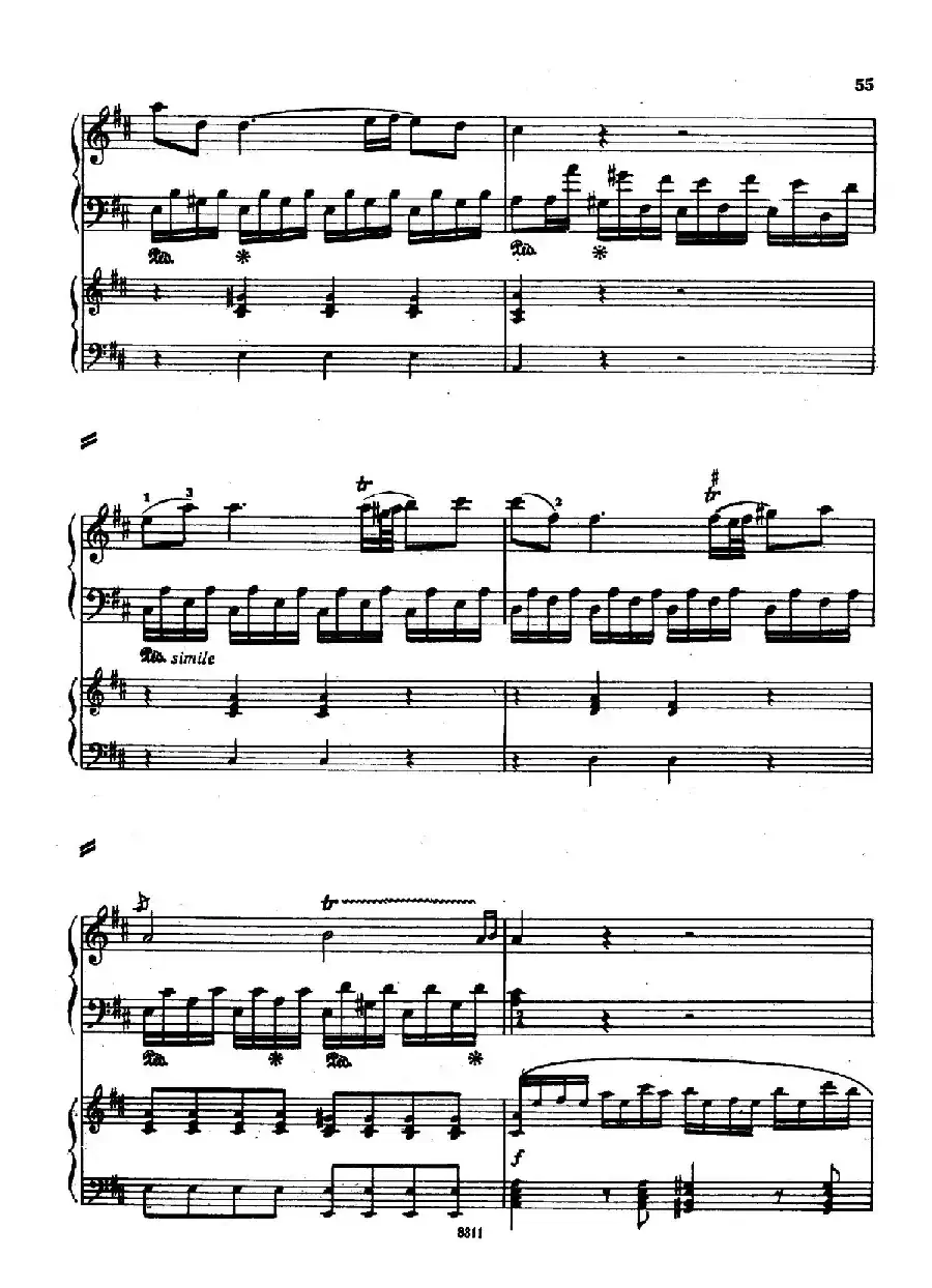 Concerto no 5 K 175 - 2 Piano（Ⅰ）