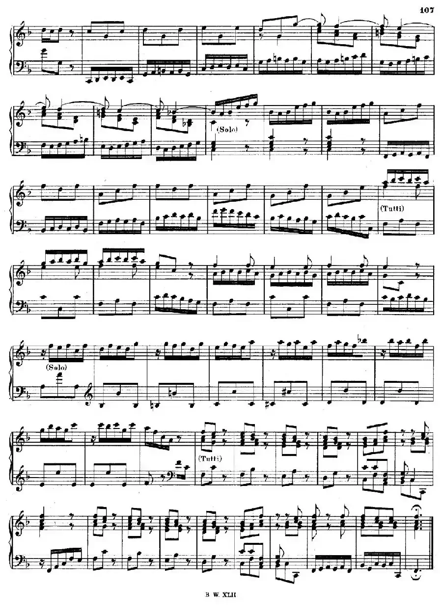 16 Concertos BWV 972-987（十六首为独奏古钢琴而作的协奏曲）（P41——50）