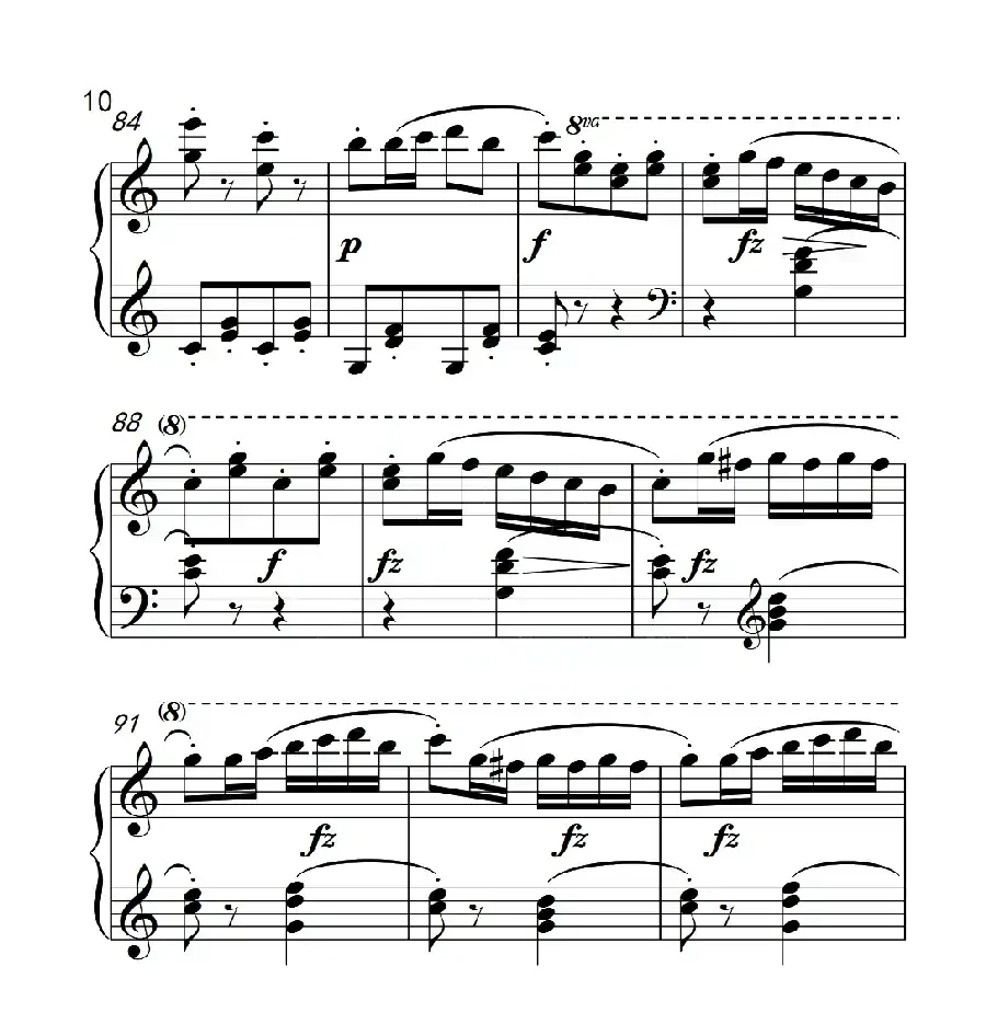 第四级B组 洋娃娃的梦(中国音乐学院钢琴考级作品1~6级)