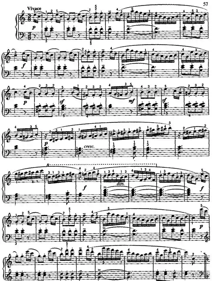 小奏鸣曲（Op.55 No.1）（库劳作曲版）