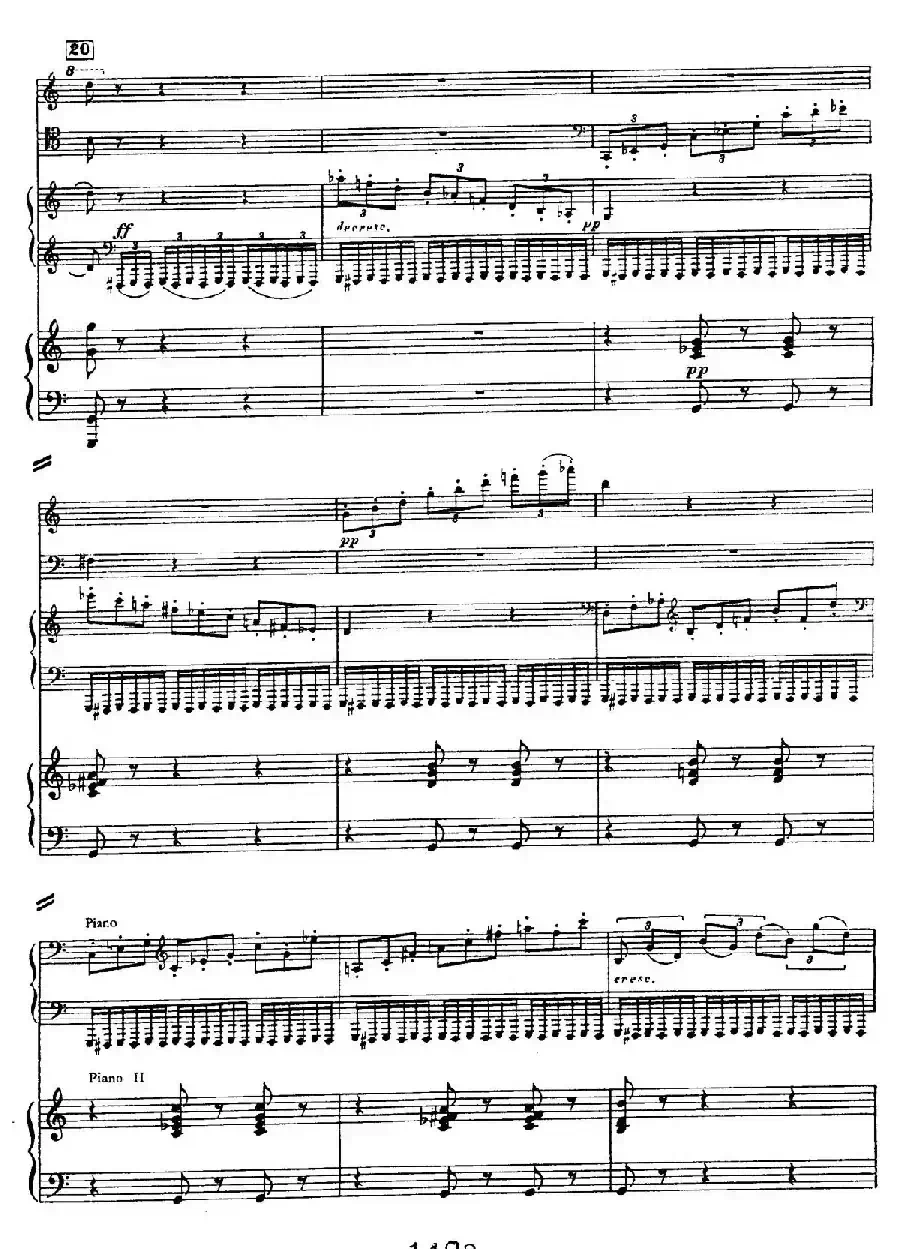 Triple Concerto in C Major Op.56（C大调三重协奏曲·双钢琴·Ⅲ）