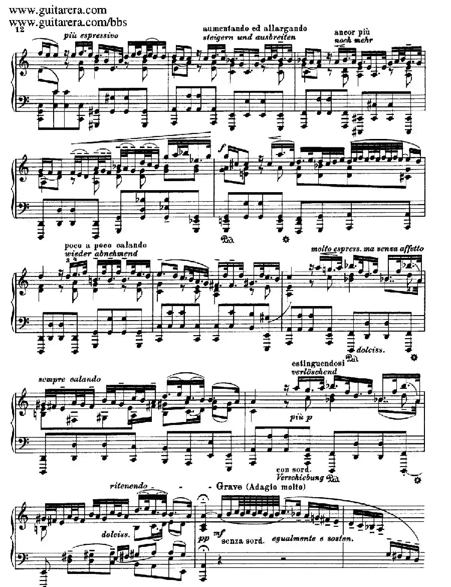 Toccata, Adagio and Fugue in C Major BWV 564 （C大调托卡塔、柔板和赋格）