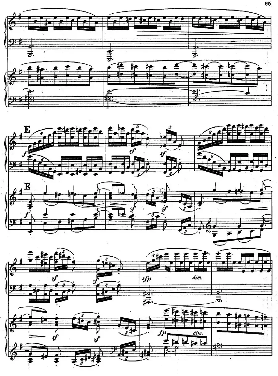 Symphony No.4 in e Minor Op.98（e小调第四交响曲·双钢琴）