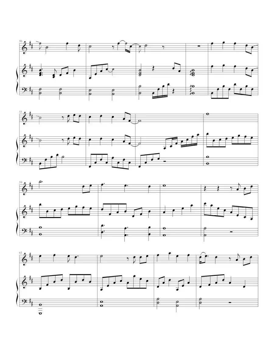 暧昧(钢琴伴奏谱)