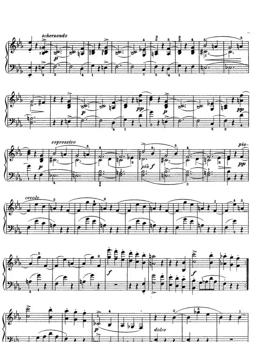 Scherzo in e flat Min Op·4（降e小调谐谑曲）