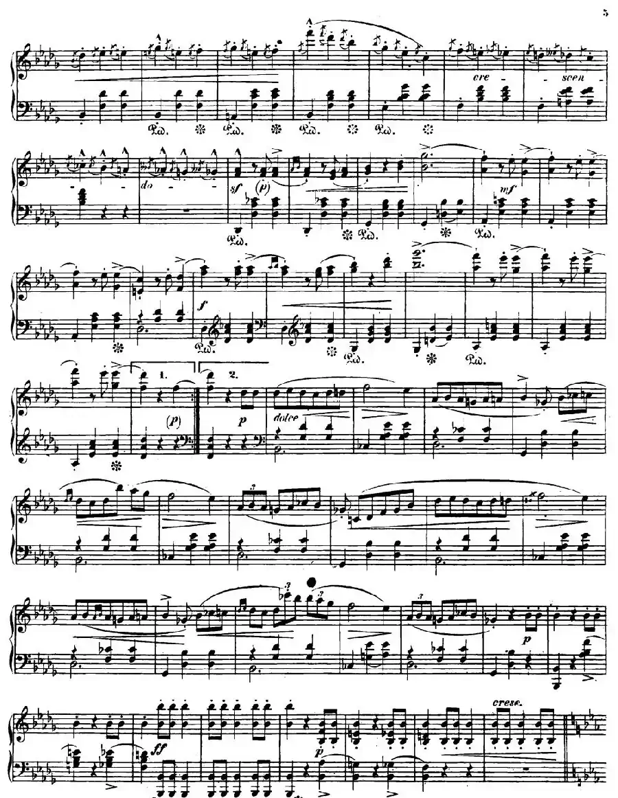 Grande valse brillante Op18（降E大调华丽圆舞曲Op.18 ）