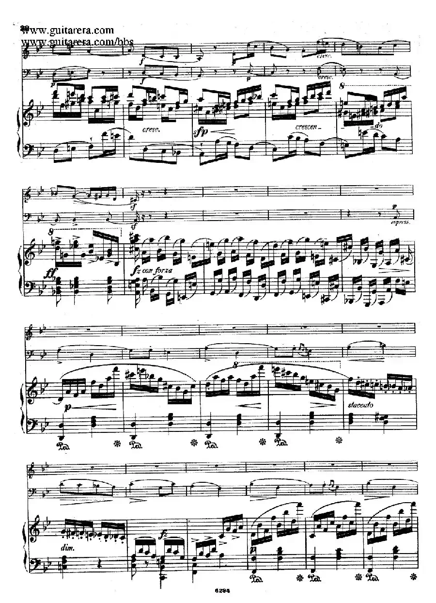 Piano Trio in g Minor Op.8（g小调钢琴三重奏）