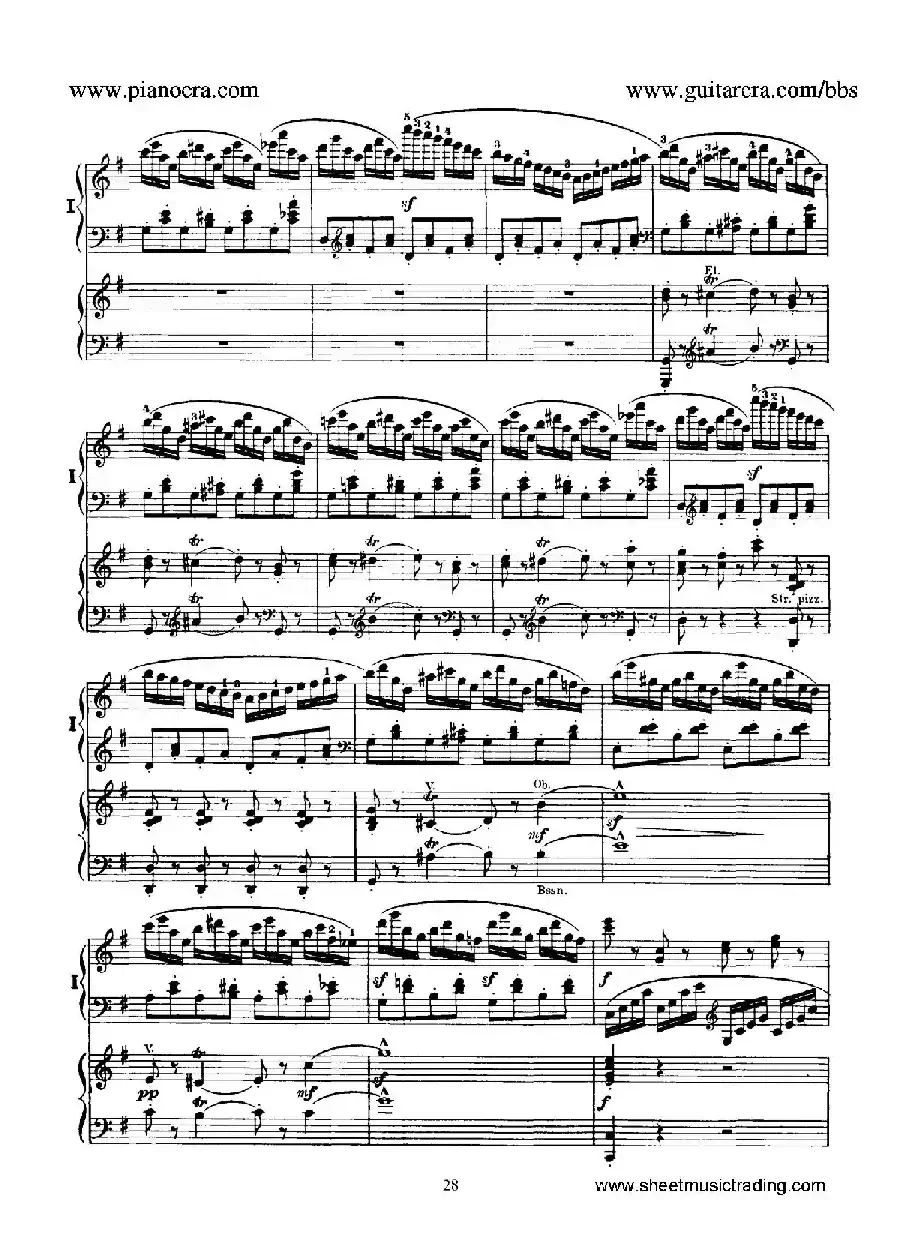 Piano Concerto No.1 in g Minor Op.25（g小调第一钢琴协奏曲·双钢琴）