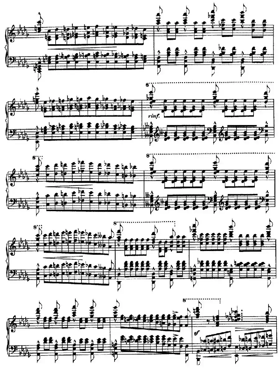 12 Etudes d'execution Transcendante S.139（12首超技练习曲·11）