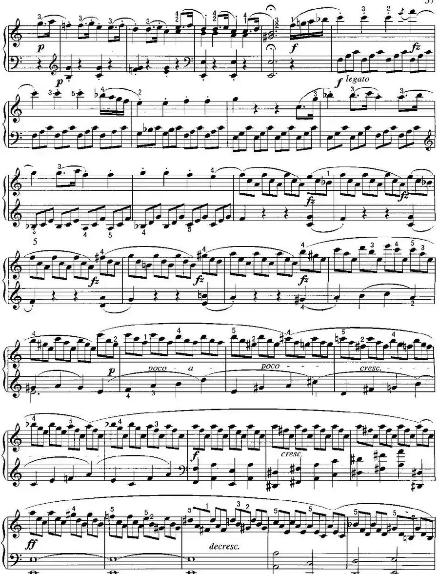 不可不弹的世界钢琴名曲：奏鸣曲（C大调）