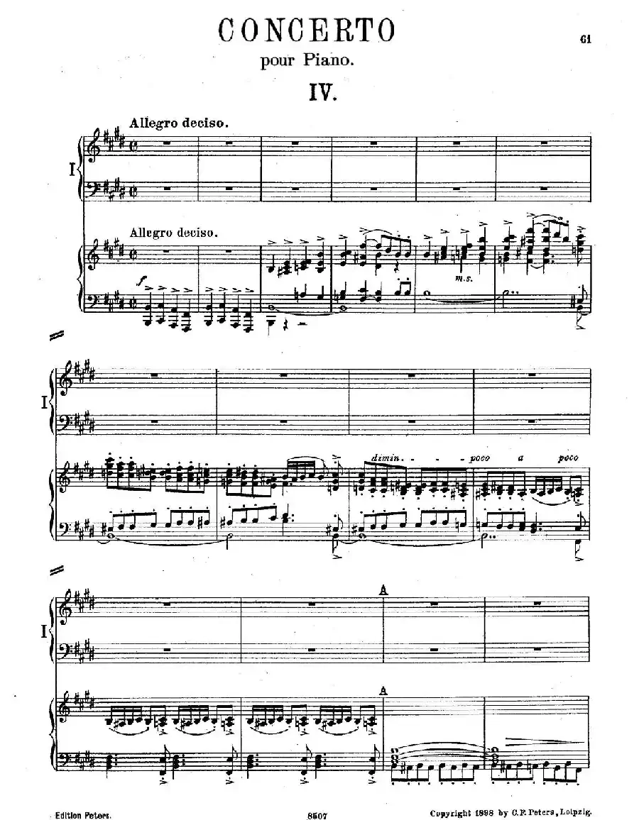 Piano Concerto in E Major Op.59（E大调钢琴协奏曲·双钢琴·第四乐章）