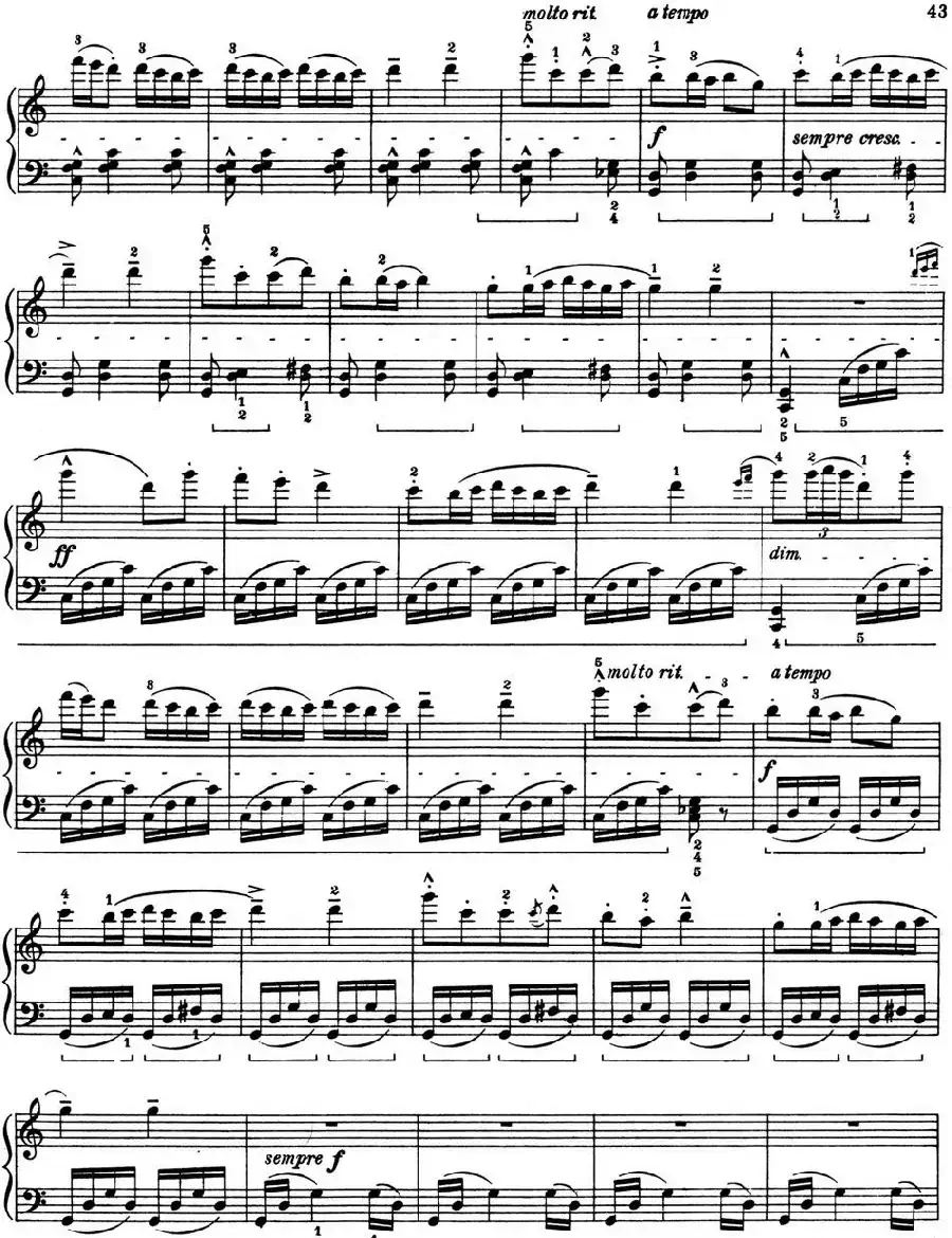 For Children Sz.42（献给孩子们·40）