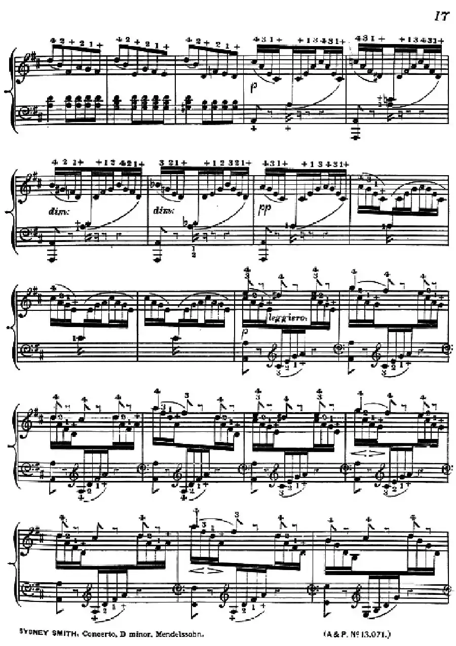 d小调第二钢琴协奏曲（钢琴独奏版）