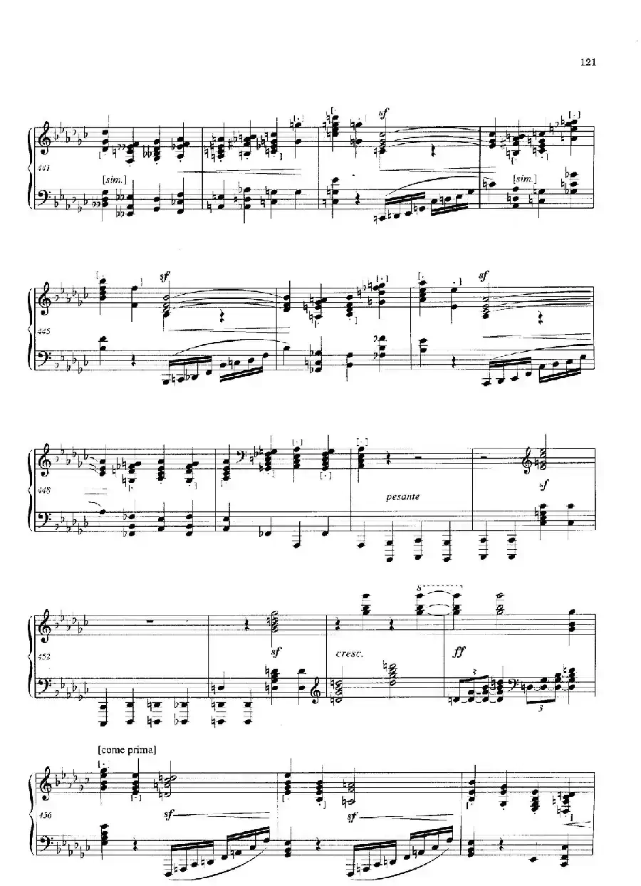 Variations and Fuge in e-flat Minor Op.23（降e小调主题变奏与赋格）