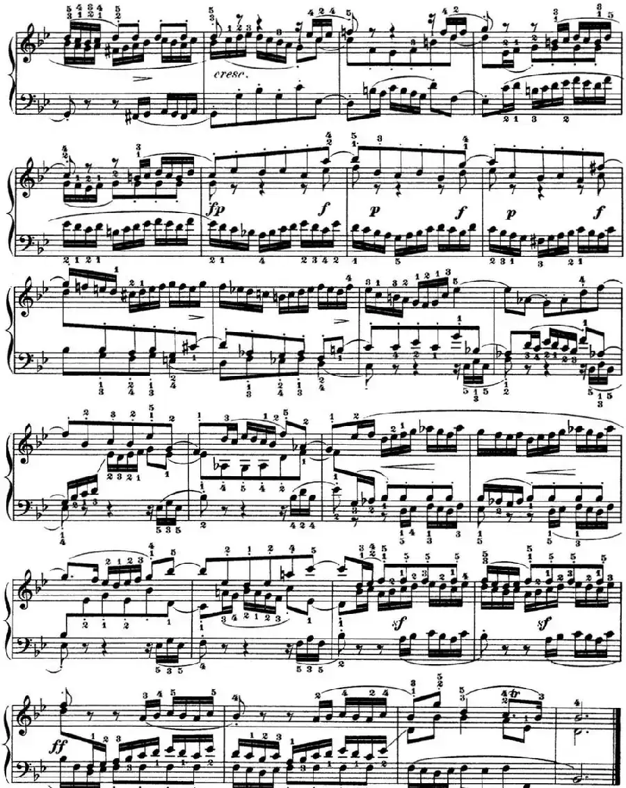 巴赫《平均律钢琴曲集·第一卷》之赋格曲（NO.21）