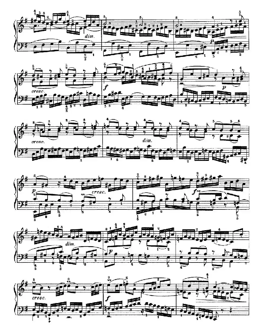 Six Partitas BWV 825-830（6首帕蒂塔·6）