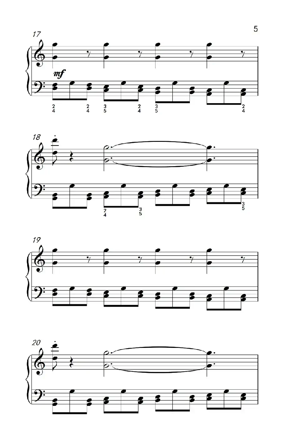 莫什科夫斯基 钢琴练习曲（第八首）