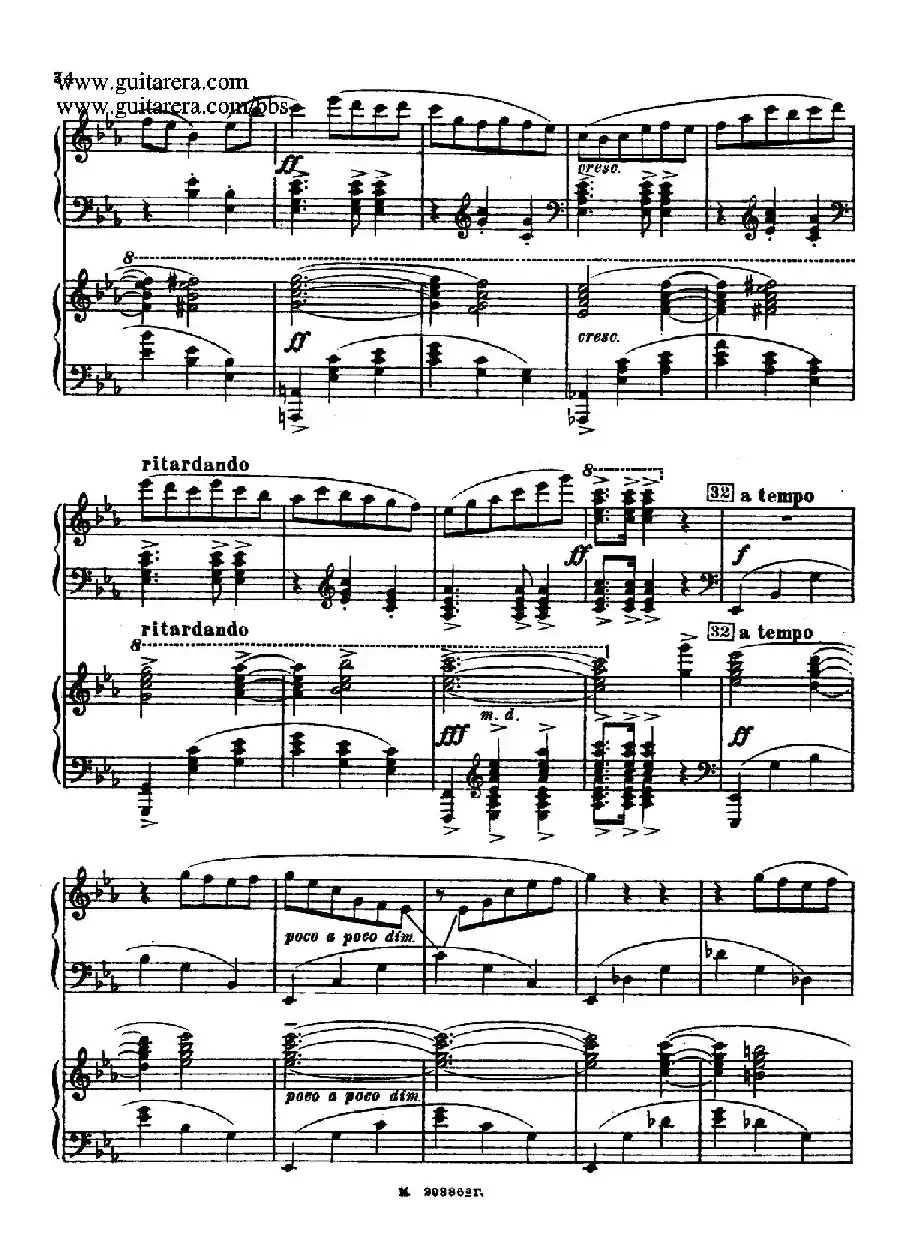 第二双钢琴组曲 Suite for Two Pianos No.2 Op.17（2. 圆舞曲 Valse）