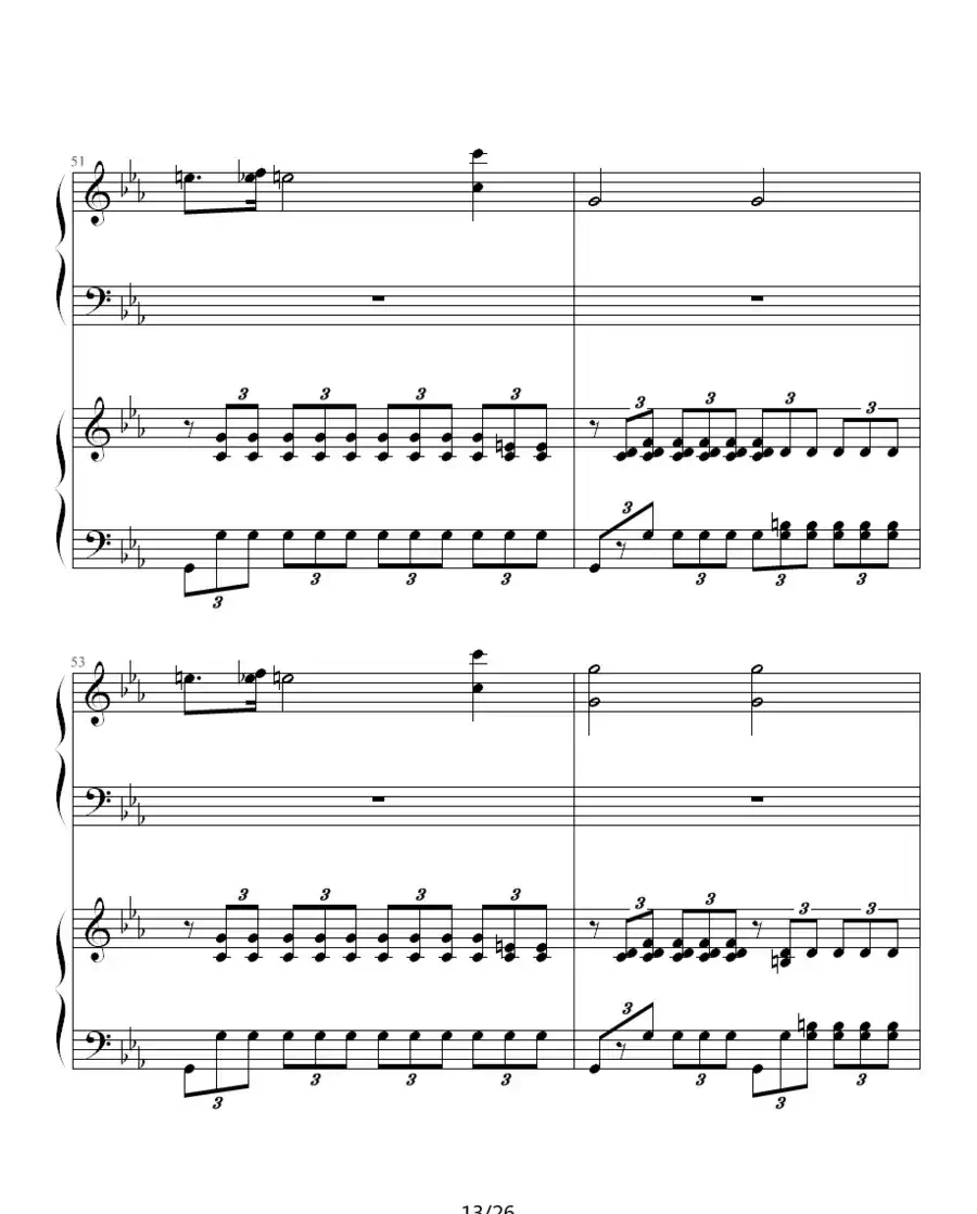 ココロの音(双钢琴)