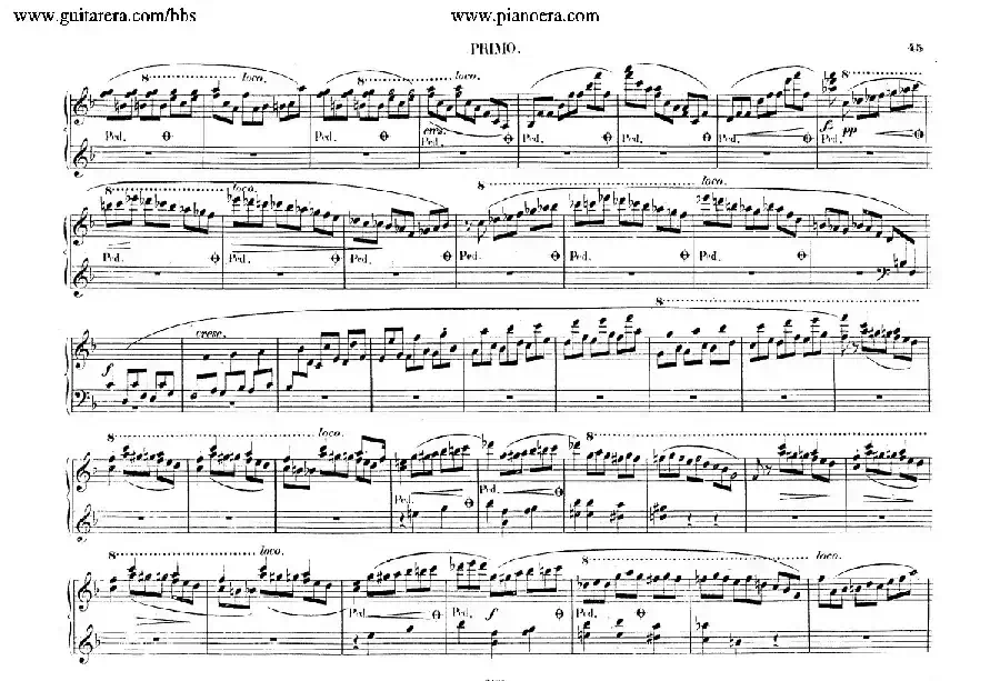 Piano Concerto No.2 in f Minor Op.21（f小调第二钢琴协奏曲·四手联弹版）