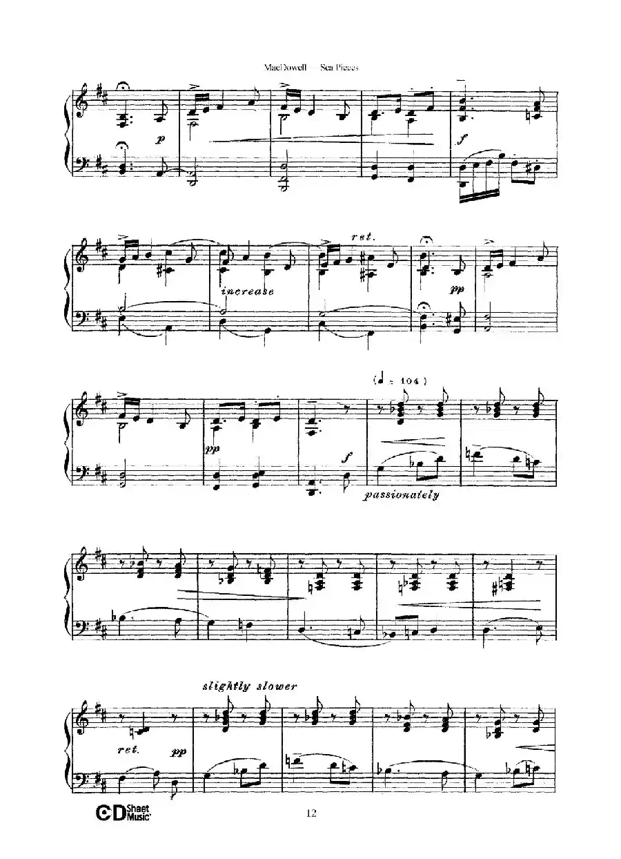 海景 Sea Pieces Op.55（No.5）