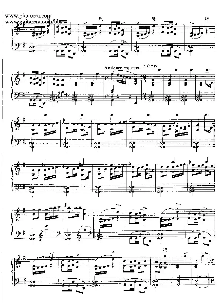 12 Spanish Danses Op.37（12首西班牙舞曲·4）