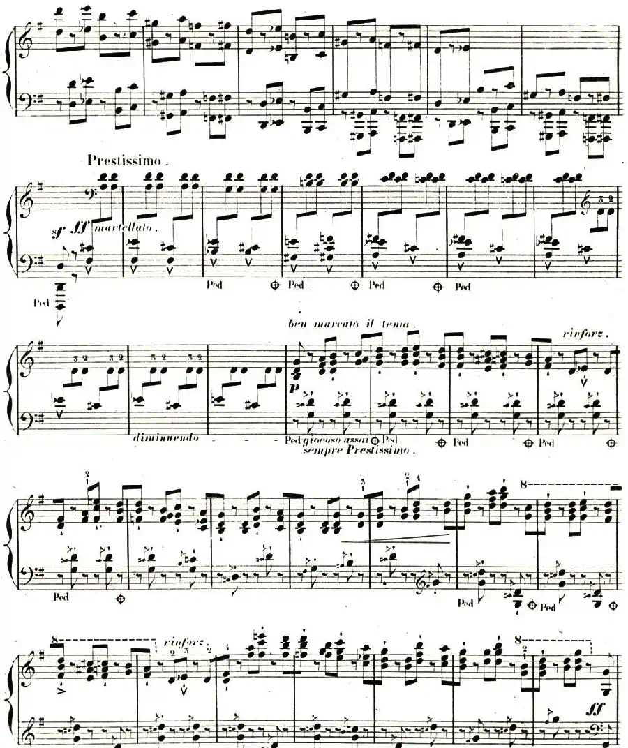 李斯特 旅游岁月 第二集遗补 威尼斯和拿波里 S.162 No.3 塔兰泰拉舞曲