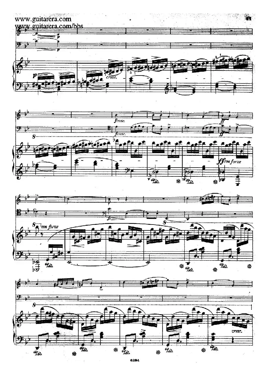 Piano Trio in g Minor Op.8（g小调钢琴三重奏）