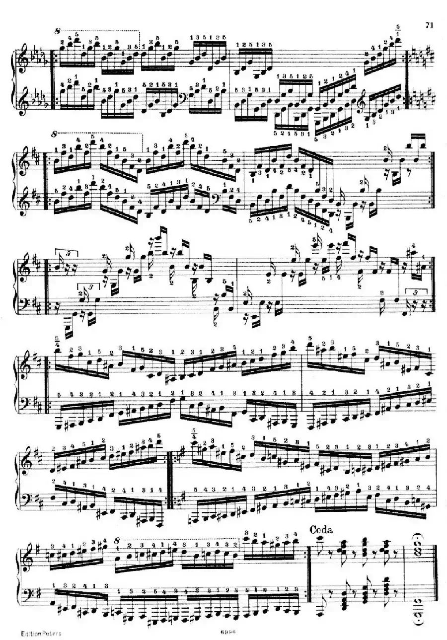 School of the Virtuoso Op.365（60首钢琴高级练习曲·29）
